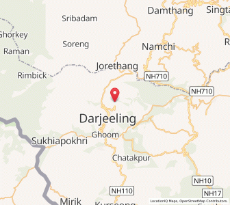 Map of Lebong, West Bengal
