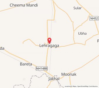 Map of Lehragaga, Punjab