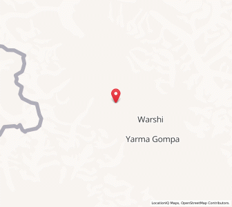 Map of Lhayul, Kashmir