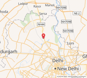 Map of Libaspur, Delhi