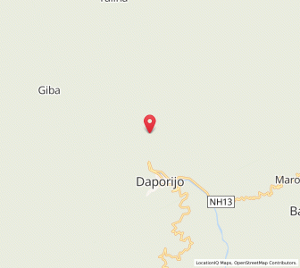 Map of Lida, Arunachal Pradesh