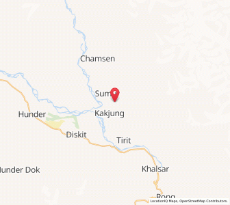 Map of Liekzan, Kashmir