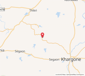 Map of Likhi, Madhya Pradesh