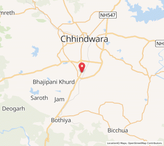 Map of Linga, Madhya Pradesh