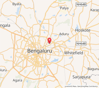 Map of LingarajaPuram, Karnataka