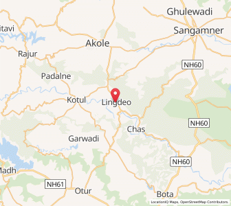Map of Lingdev, Maharashtra