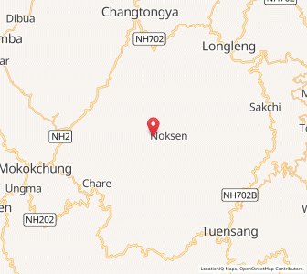 Map of Litim, Nagaland