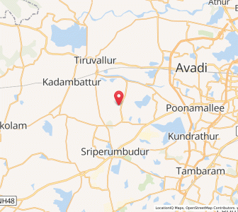 Map of Lluppur, Tamil Nadu