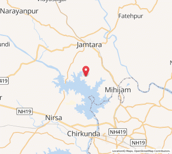 Map of Lodhna, Jharkhand