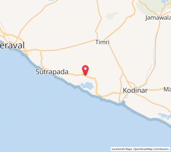 Map of Lodhwa, Gujarat