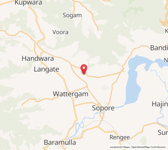 Map of Logirpur, Kashmir