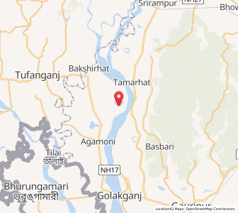 Map of Lohajani, Assam