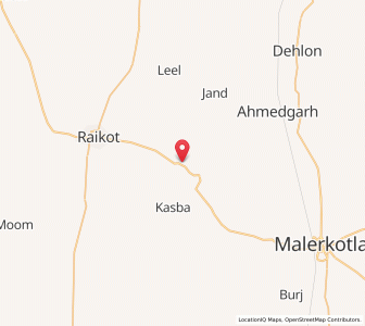 Map of Lohat Baddy, Punjab