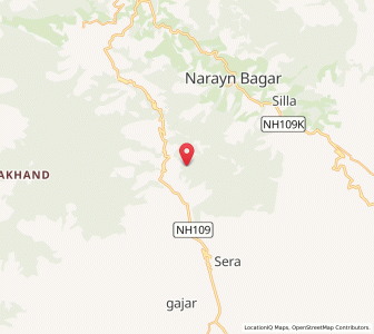 Map of Lohba, Uttarakhand