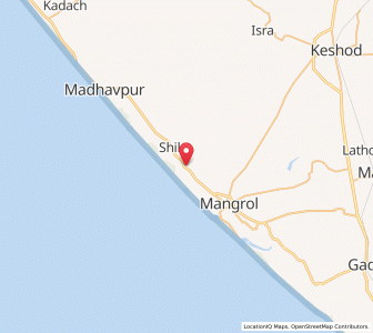 Map of Lohej, Gujarat
