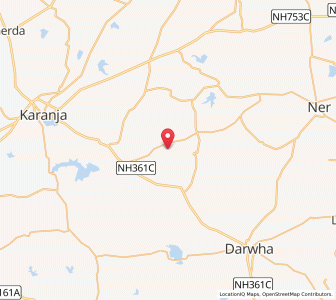 Map of Lohi, Maharashtra