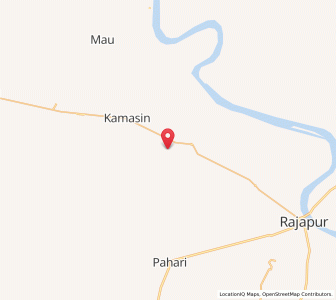 Map of Lohra, Uttar Pradesh