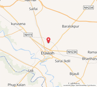 Map of Lokasai, Uttar Pradesh