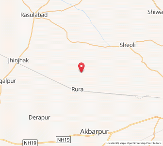 Map of Lokhar Daura, Uttar Pradesh