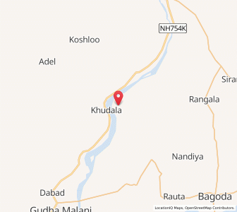 Map of Lolawa, Rajasthan