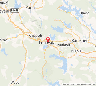 Map of Lonavla, Maharashtra