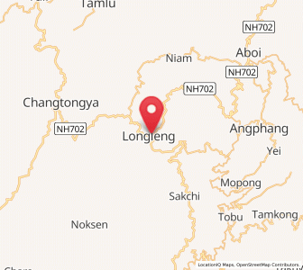 Map of Longleng, Nagaland