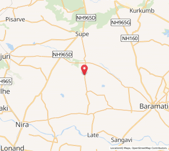 Map of Loni Bapkar, Maharashtra
