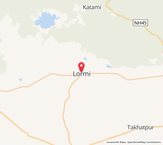 Map of Lormi, Chhattisgarh