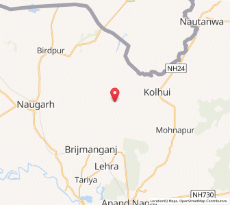 Map of Lotan, Uttar Pradesh