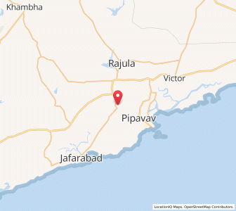 Map of Lotpur, Gujarat