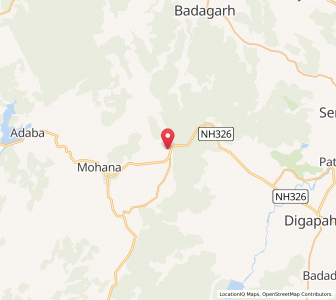 Map of Luhagudi, Odisha