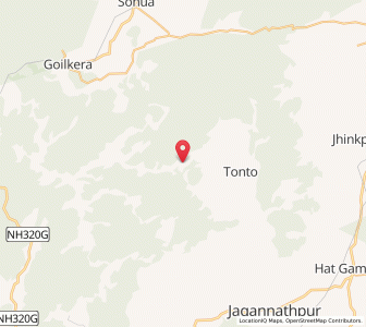 Map of Luia, Jharkhand
