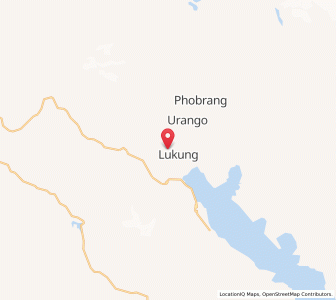 Map of Lukung, Kashmir