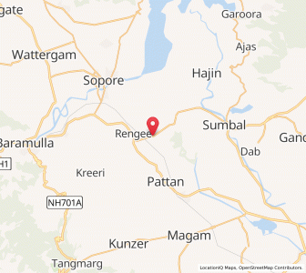 Map of Lulipur, Kashmir