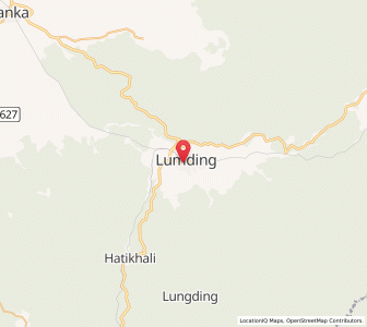 Map of Lumding Railway Colony, Assam
