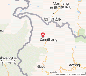 Map of Lumpo, Arunachal Pradesh