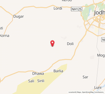Map of Lunawas Khara, Rajasthan