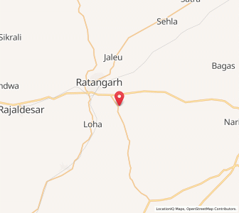 Map of Lunchh, Rajasthan