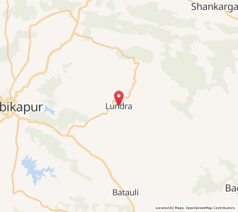 Map of Lundra, Chhattisgarh