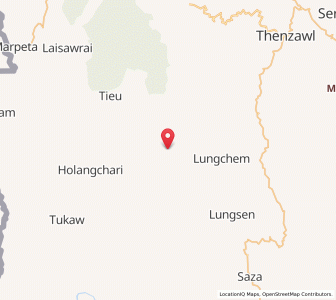 Map of Lungchem, Mizoram