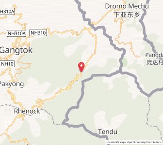 Map of Lungthu, Sikkim