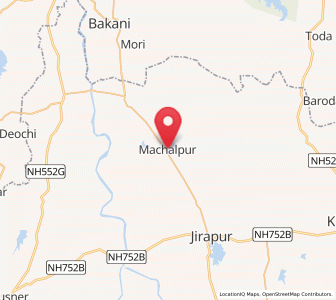 Map of Machalpur, Madhya Pradesh