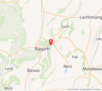 Map of Macheri, Rajasthan
