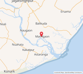 Map of Machhagan, Odisha