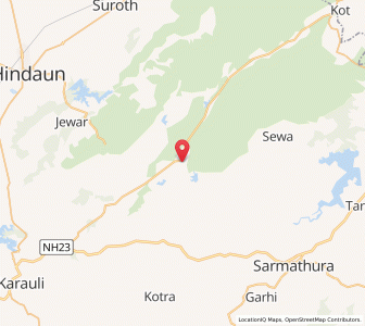 Map of Machilpur, Rajasthan