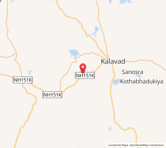 Map of Machliwar, Gujarat