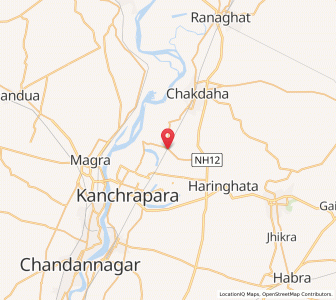 Map of Madanpur, Uttar Pradesh
