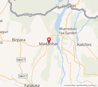 Map of Madari Hat, West Bengal