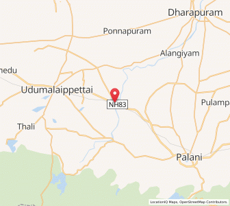 Map of Madattukkulam, Tamil Nadu