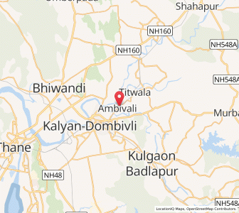 Map of Madauli, Maharashtra